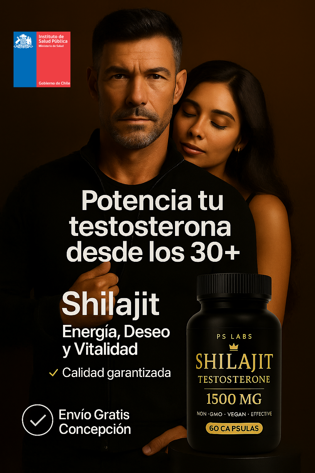 Shilajit Himalaya™ Potenciador Sexual (60 Cápsulas)